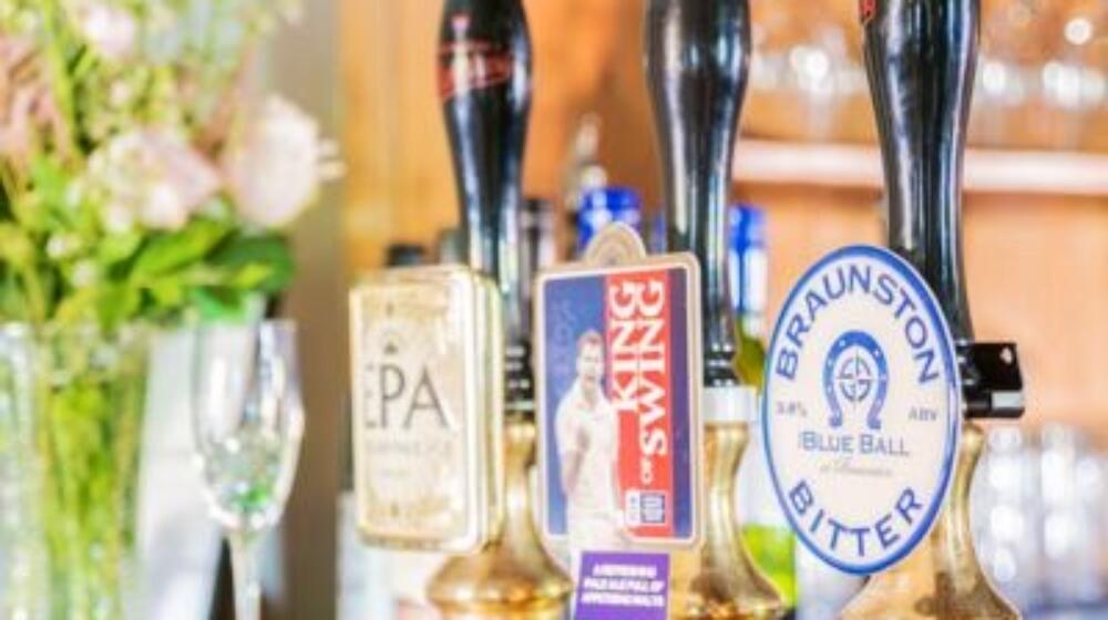 Cask Marque Award real ales at The Blue Ball at Braunston Oakham Rutland Pub Restaurant