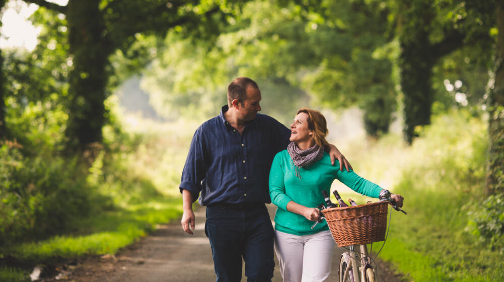 Ben Robson and his wife Emma making the most of their Rutland Life.