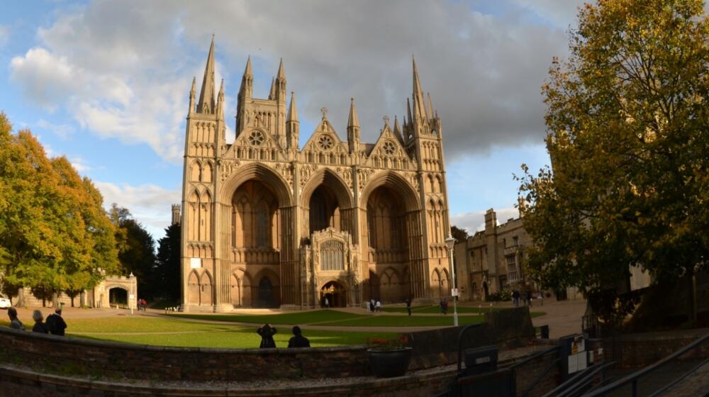 The West Front of Peterborough Cathedral