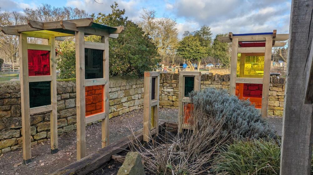 New sensory play elements at Fineshade Wood