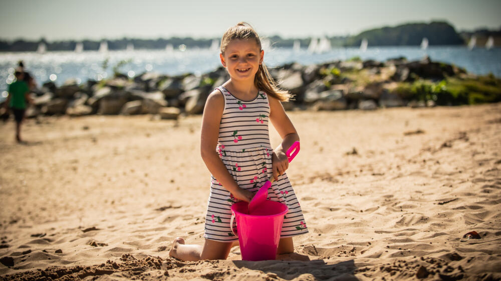 Rutland Water Beach, kids, family