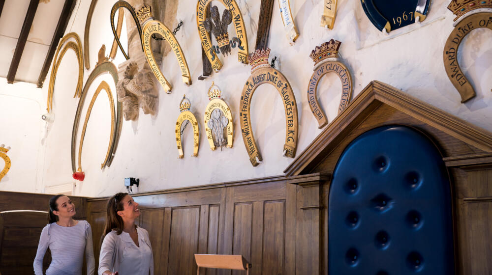 Oakham Castle horseshoes