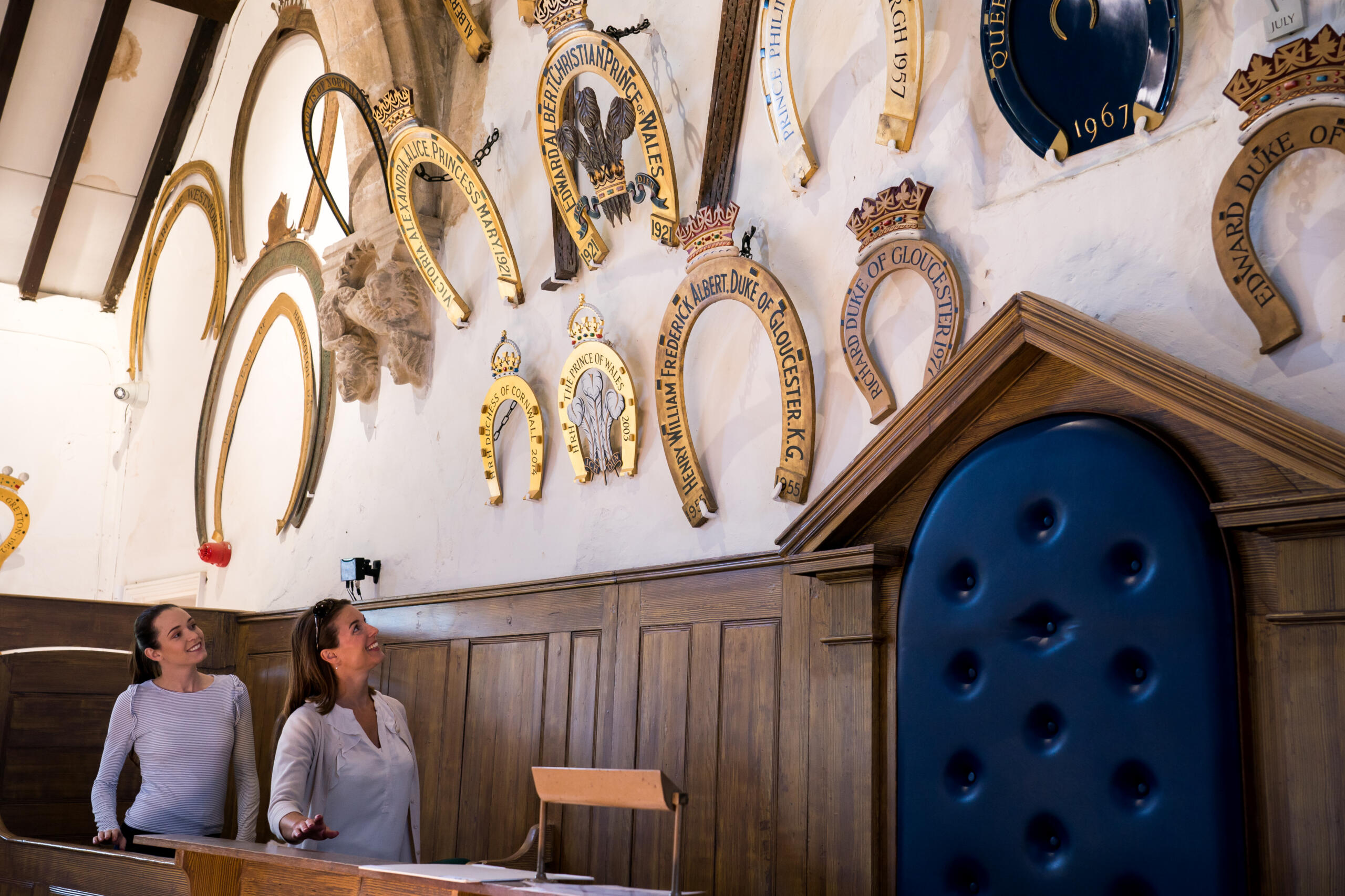 Oakham Castle horseshoes